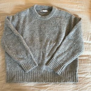Zara Oversized Crew Sweater
